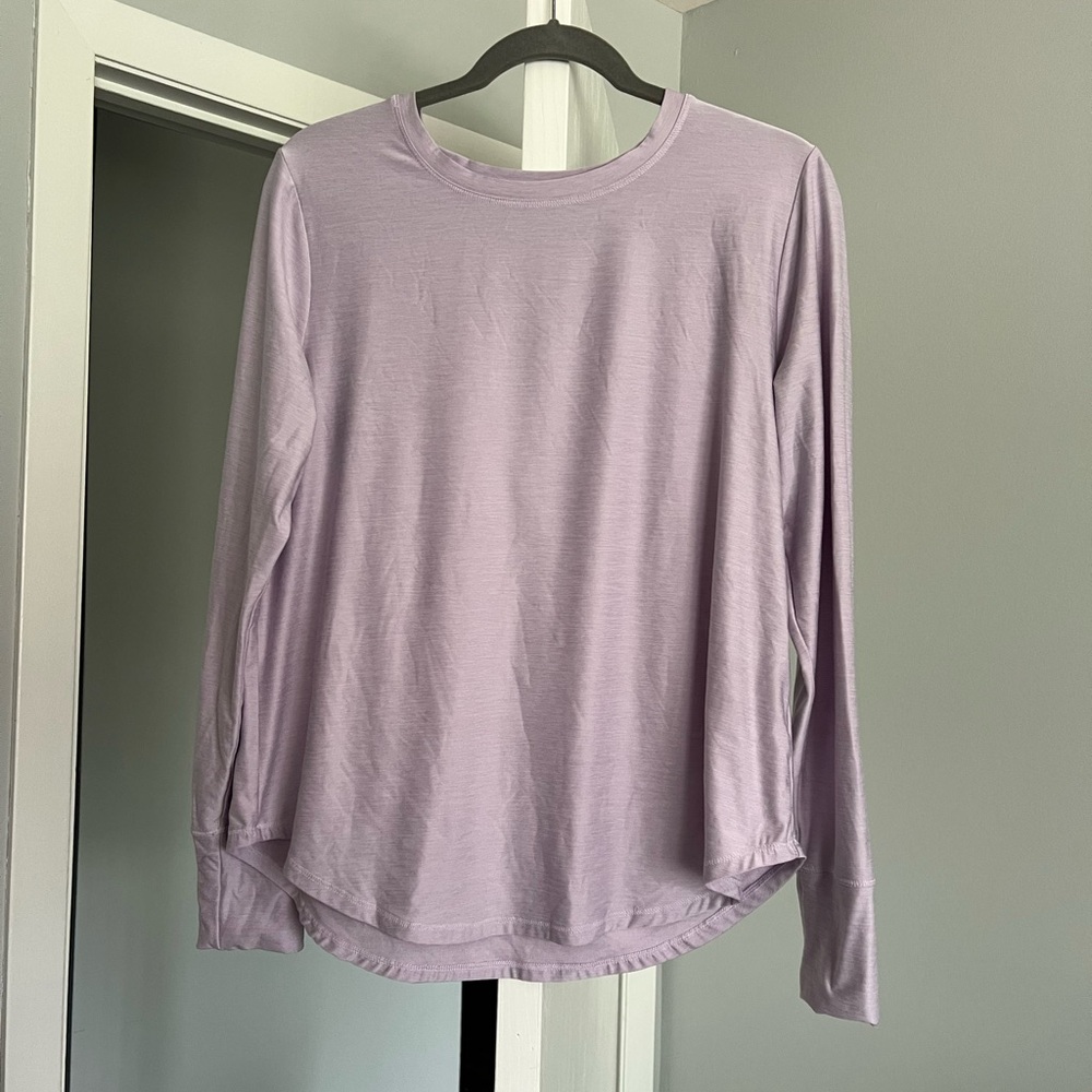 DSG Women's 365 Heather Long Sleeve Shirt (Lavender)